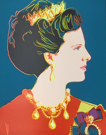 Sérigraphie Warhol - Queen Margrethe II of Denmark (FS II.343)