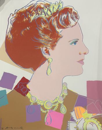 Sérigraphie Warhol - Queen Margrethe II of Denmark (FS II344)