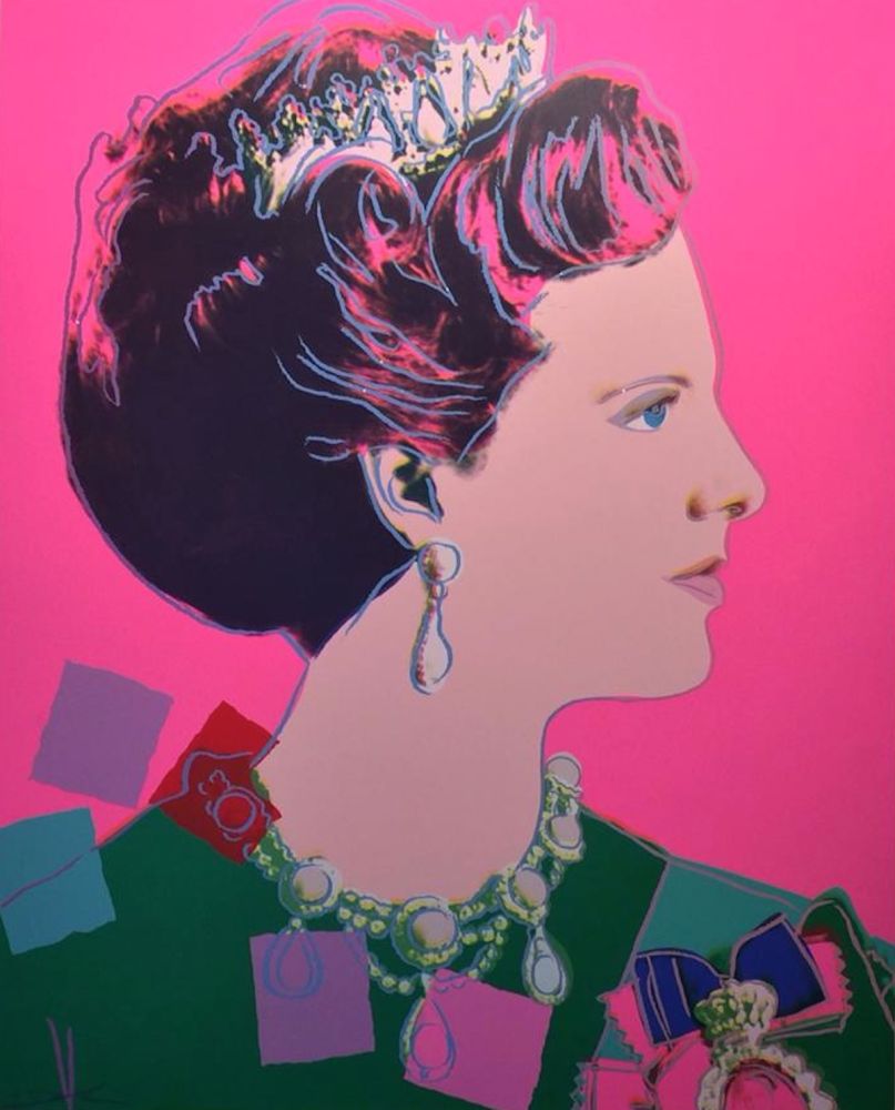 Sérigraphie Warhol - Queen Margrethe II of Denmark (FS II.345)