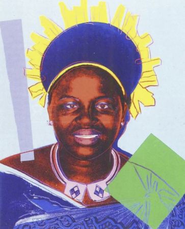 Sérigraphie Warhol - Queen Ntombi Twala 347