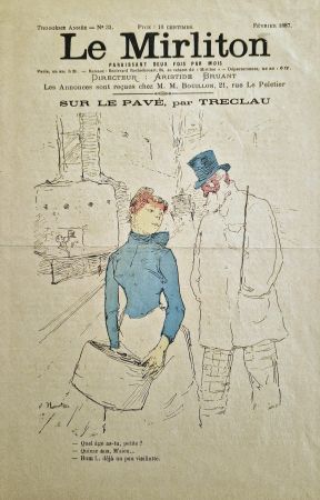 Lithographie Toulouse-Lautrec - Quel àge as tu, petite?