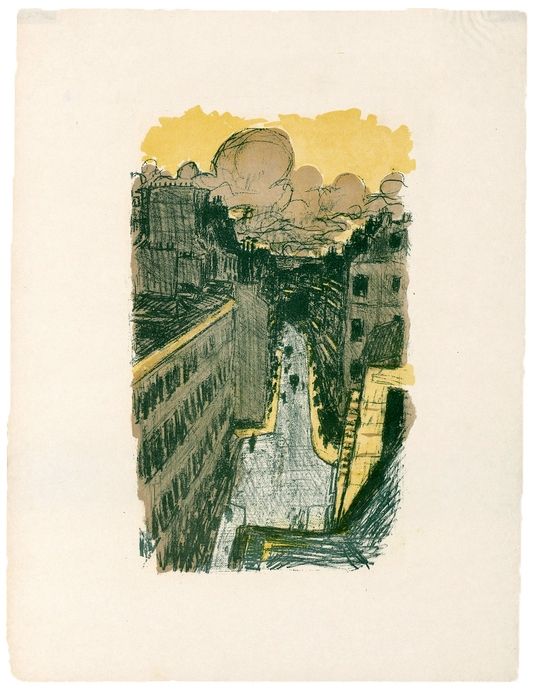 Lithographie Bonnard - Quelques aspects de la vie de Paris 11