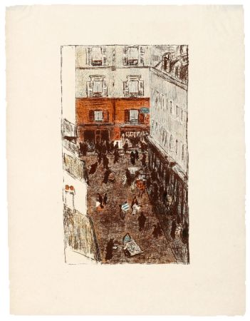 Lithographie Bonnard - Quelques aspects de la vie de Paris 11