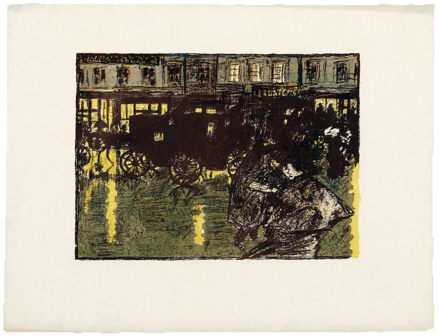 Lithographie Bonnard - Quelques aspects de la vie de Paris 8