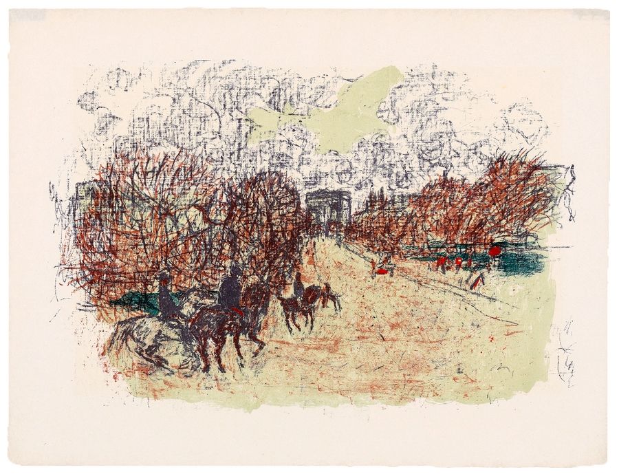 Lithographie Bonnard - Quelques aspects de la vie de Paris 9