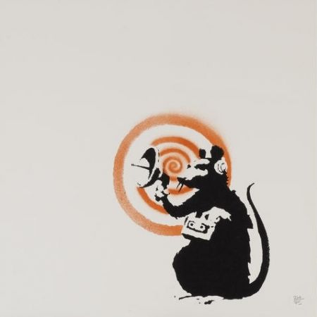 Sérigraphie Banksy - Radar Rat