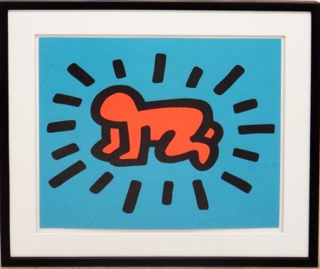 Sérigraphie Haring - Radiant Baby (from Icons series)