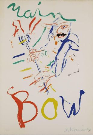 Lithographie Kooning - Rainbow: Thelonious Monk Devil at the Keyboard