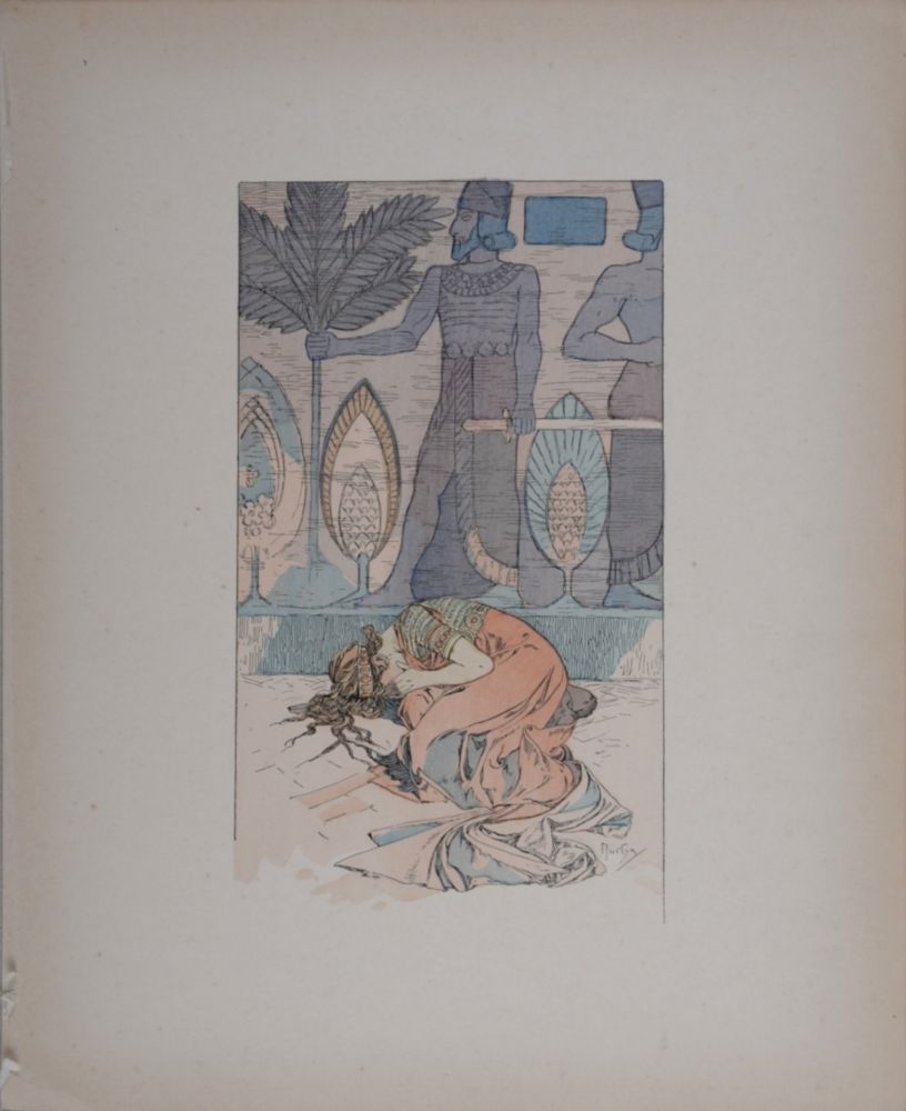 Lithographie Mucha - Rama, Poème dramatique en trois Actes #1