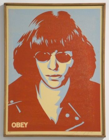 Sérigraphie Fairey - Ramone Canvas