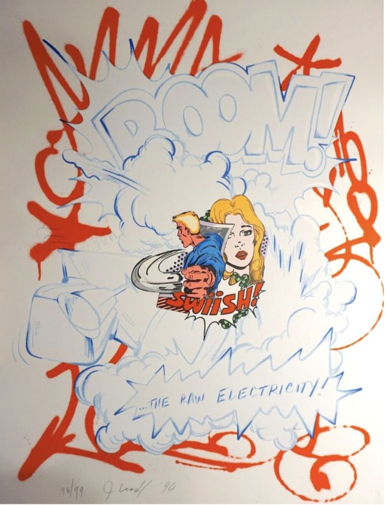 Sérigraphie Crash - Raw Electricity