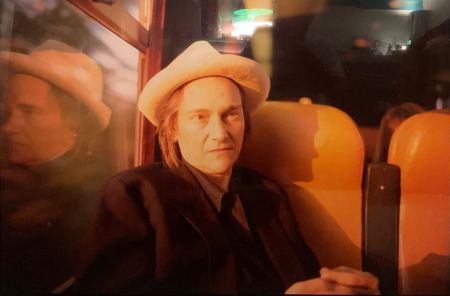 Multiple Goldin - Raymonde in the train in sunlight, Sète