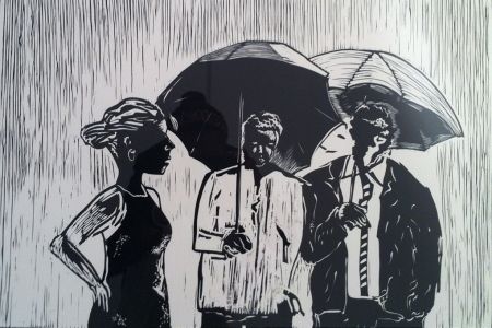 Linogravure Nhlengethwa - Ready to Go