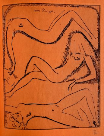 Gravure Van Dongen - Reclining Nudes