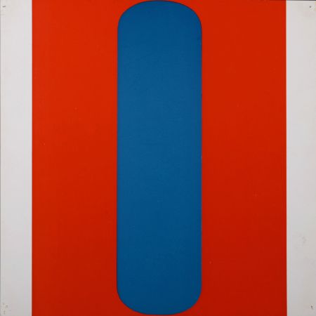 Sérigraphie Kelly - Red-Blue, 1967 - Very scarce!