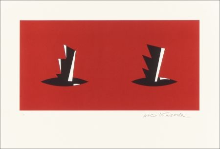 Lithographie Kuroda - Red City