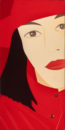 Sérigraphie Katz - Red Coat