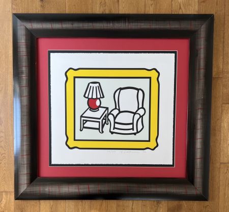 Lithographie Lichtenstein -  Red Lamp