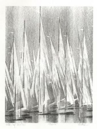 Lithographie Florsheim - Regatta