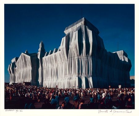 Photographie Christo - Reichstag Mappe I, 16 Uhr