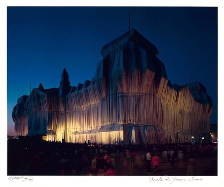 Photographie Christo - Reichstag Mappe I, 22 Uhr