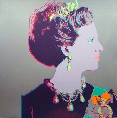 Sérigraphie Warhol - Reigning Queens, Queen Margrethe II of Denmark