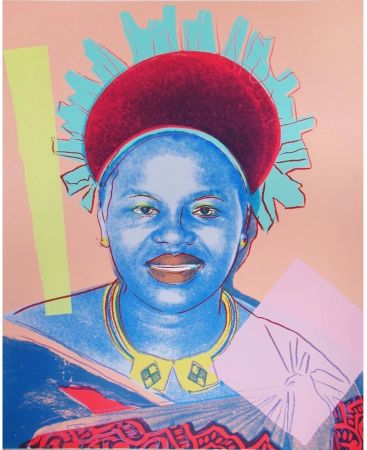 Sérigraphie Warhol - Reigning Queens: Queen Ntombi Twala of Swaziland