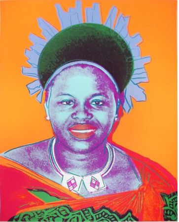 Sérigraphie Warhol - Reigning Queens: Queen Ntombi Twala of Swaziland