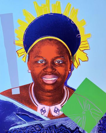 Sérigraphie Warhol - Reigning Queens: Queen Ntombi Twala of Swaziland, II.347