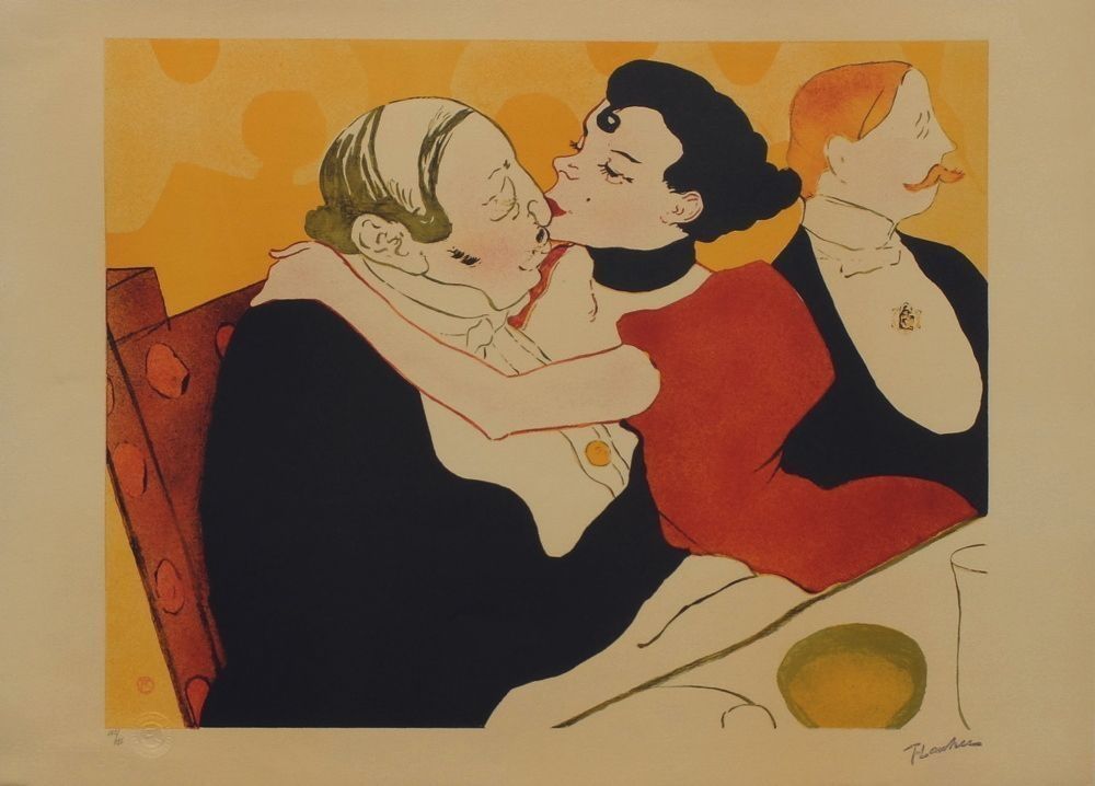 Lithographie Toulouse-Lautrec - Reine de joie