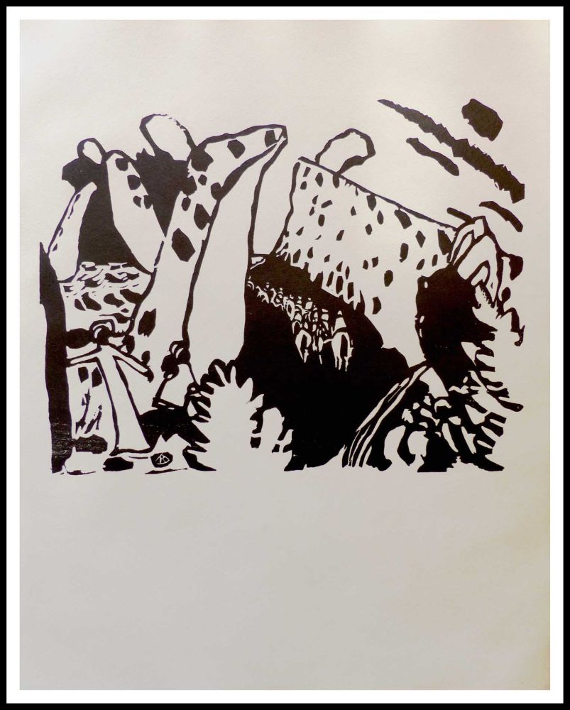 Gravure Sur Bois Kandinsky - REITERWEG
