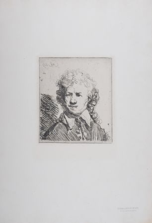 Héliogravure Rembrandt - Rembrandt en buste