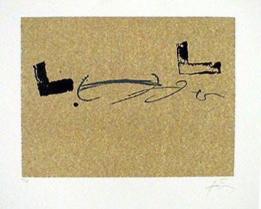 Lithographie Tàpies - REPERTORIO DE JUNIO