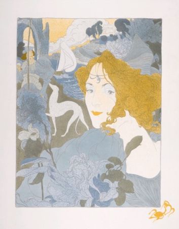 Lithographie De Feure - Retour