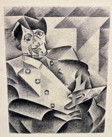 Eau-Forte Gris  - Retrato de Picasso