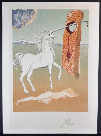 Lithographie Dali - Retrospective The Agony of Love