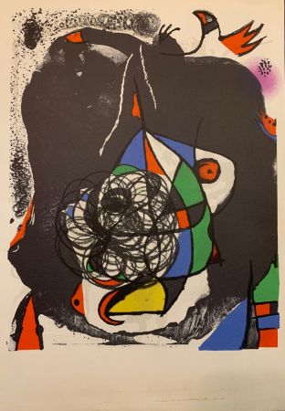 Lithographie Miró - Revolutions I