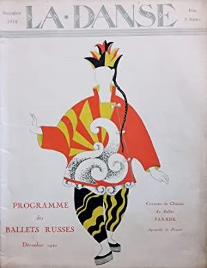 Livre Illustré Picasso - Revue LA DANSE. Programme des Ballets Russes.