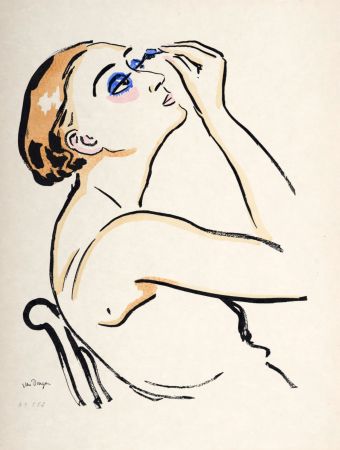 Lithographie Van Dongen - Rimmel, 1920