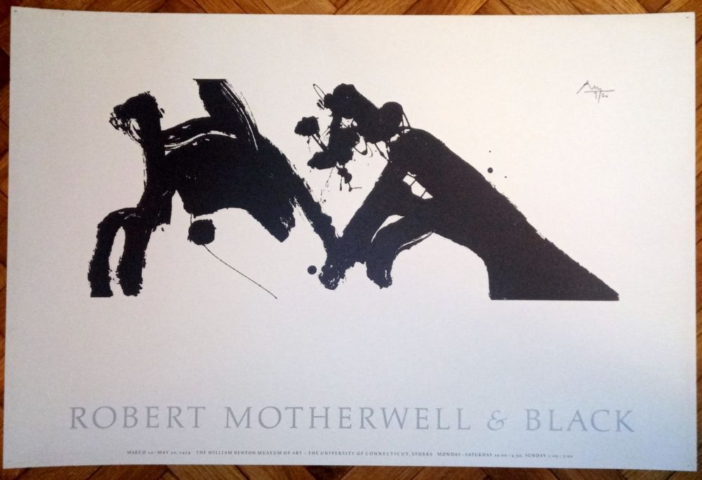 Affiche Motherwell - Robert Motherwell & Black