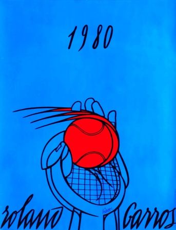 Affiche Adami - Roland-Garros Official Poster
