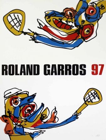 Sérigraphie Saura - Roland Garros 97