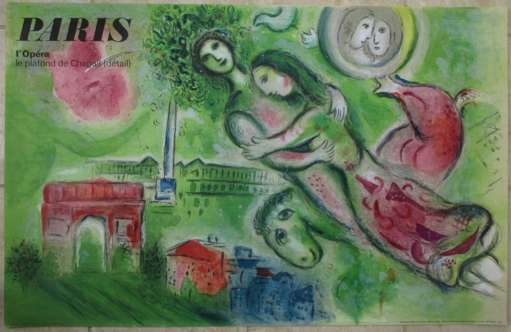 Lithographie Chagall - Romeo et Juliette