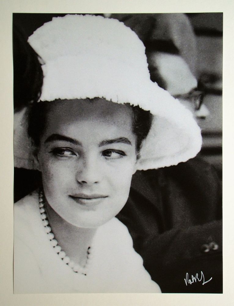 Photographie Bertrand - Romy Schneider - Festival Cannes, 1963