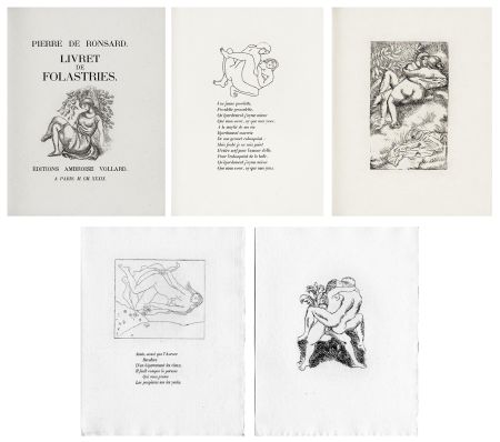 Livre Illustré Maillol - Ronsard : LIVRET DE FOLASTRIES. 43 gravures originales (1939)