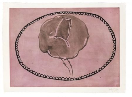 Gravure Hernandez Pijuan - Rosa rosa-I