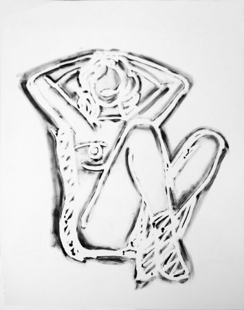 Sérigraphie Wesselmann - ROSEMARY SITTING STRAIGHT UP