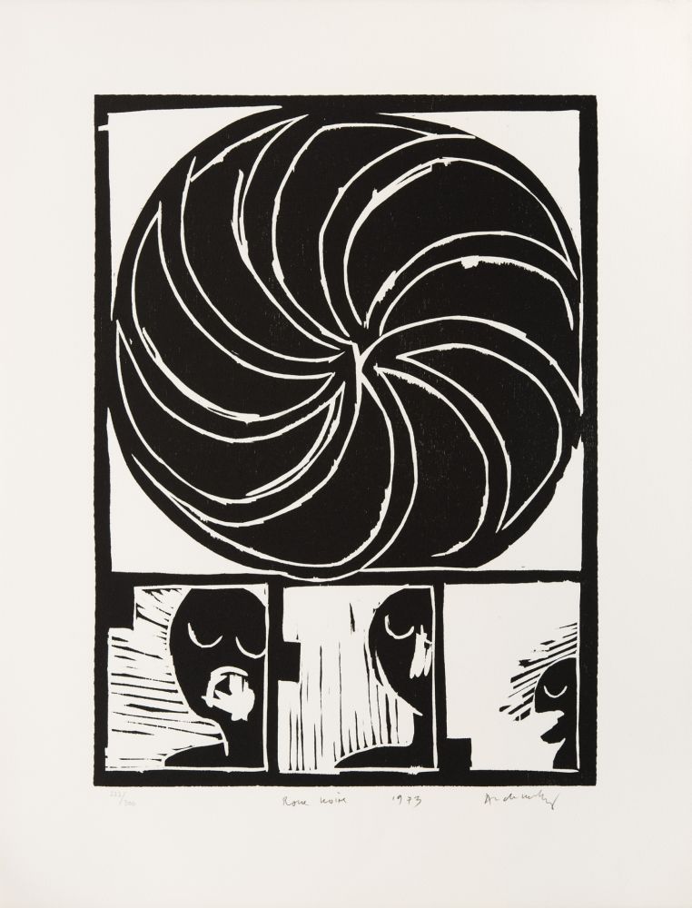 Gravure Sur Bois Alechinsky - Roue