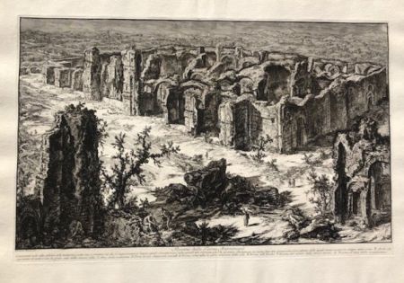 Eau-Forte Piranesi - Rovine delle terme antoniane