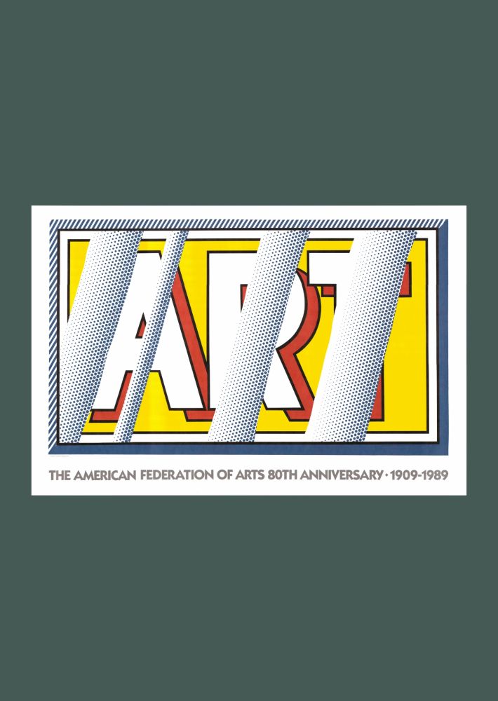 Lithographie Lichtenstein - Roy Lichtenstein: 'Reflections: Art' 1989 Offset-lithograph